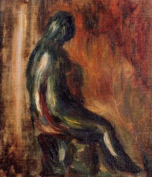 皮埃爾 奧古斯特 雷諾阿 Study of a Statuette by Maillol 皮埃爾 奧古斯特 雷諾阿 Study of a Statuette by Maillol